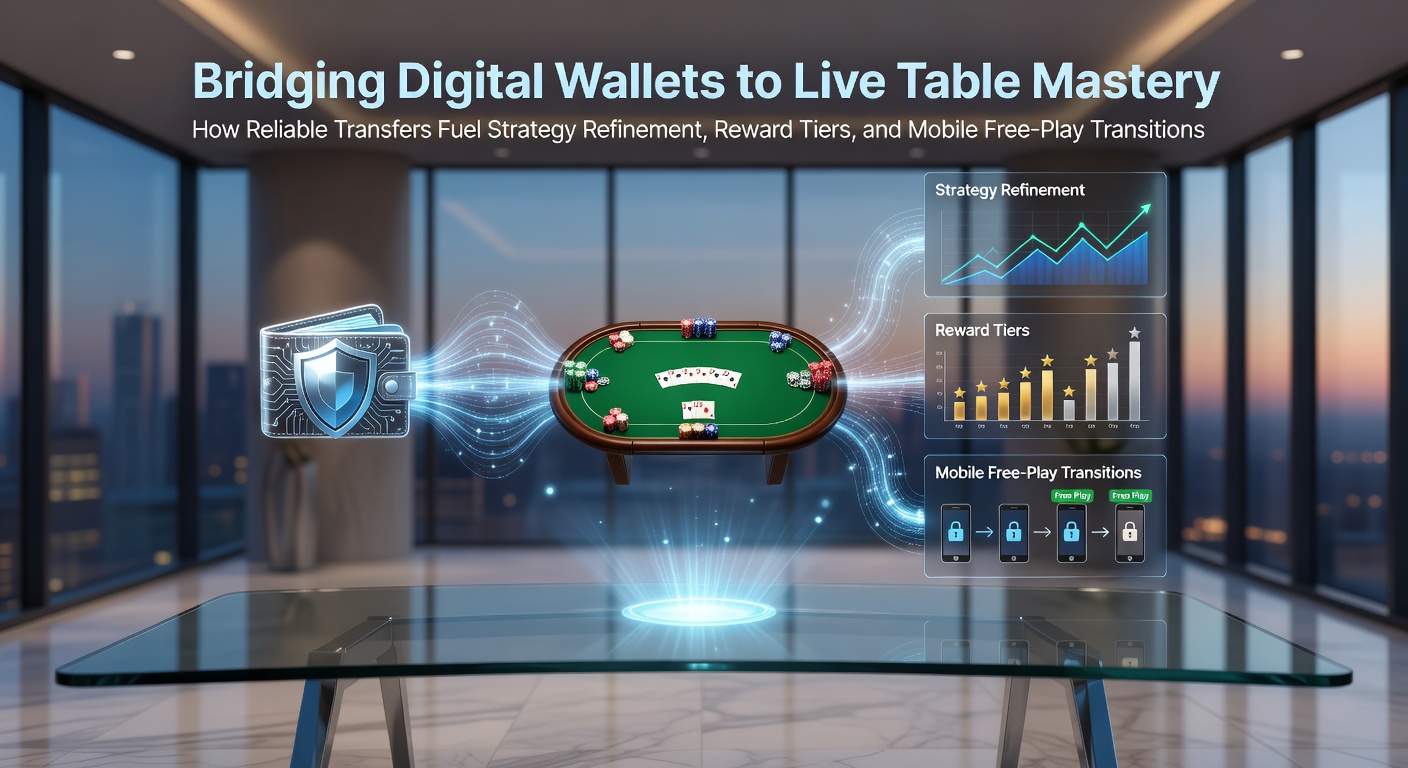 Digitale Wallets verbinden sich mit Live-Tischspielen für nahtlose Strategieentwicklung