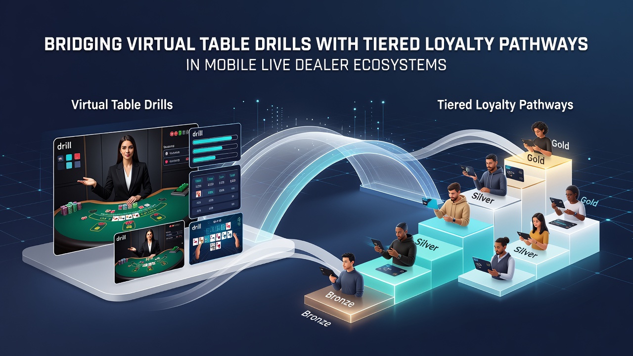 Gestaffelte Loyalitätspfade mit Live-Dealer-Tischen auf mobilen Geräten
